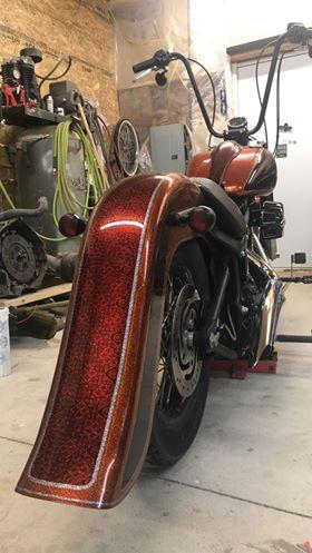 softail street sweeper fender