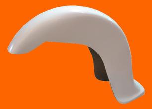 street sweeper rear fender sportster