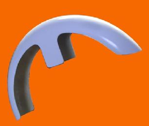 COOL Bagger front fender, Oldys Custom Composites