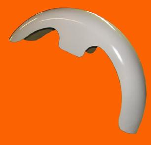 21 " Bagger front fender - Oldys Custom Composites