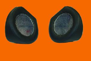 HARLEY 6 1/2" tour pak speaker pods
