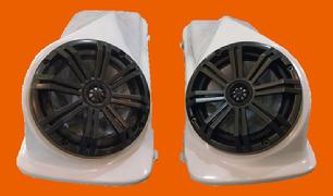 8" bass speaker lids for Harley baggers - Oldys Custom Composites