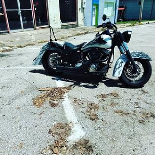 softail stretched fender