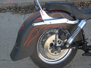 Legacy front and rear custom dragger fenders 