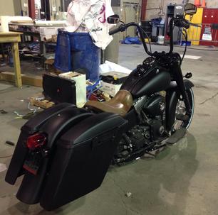 HD Switchback 4" rear fender extender 