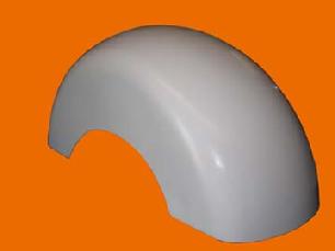 MOTORCYCLE ROUND TOP FENDER BLANKS