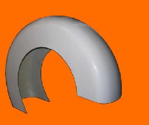 cool dragge gangster rear fender