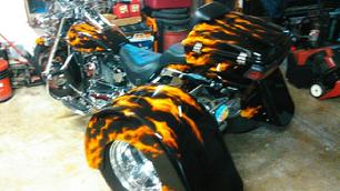 custom trike fender