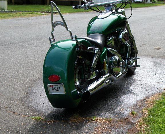 custom harley fender