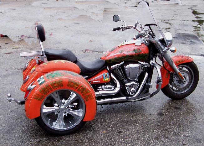 gangster fender on trike