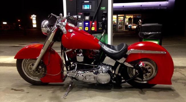skirted motorcycle fender
