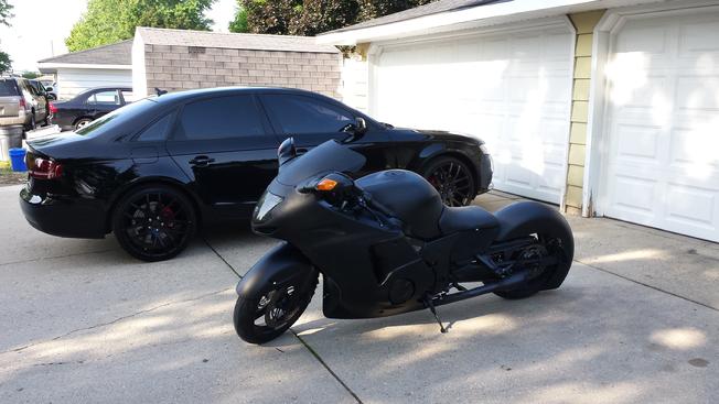 Cool Gangster fender for sport bike
