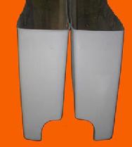4" EXTENDED STRETCHED SADDLE BAGS