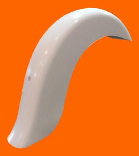  Custom Gambler front fender